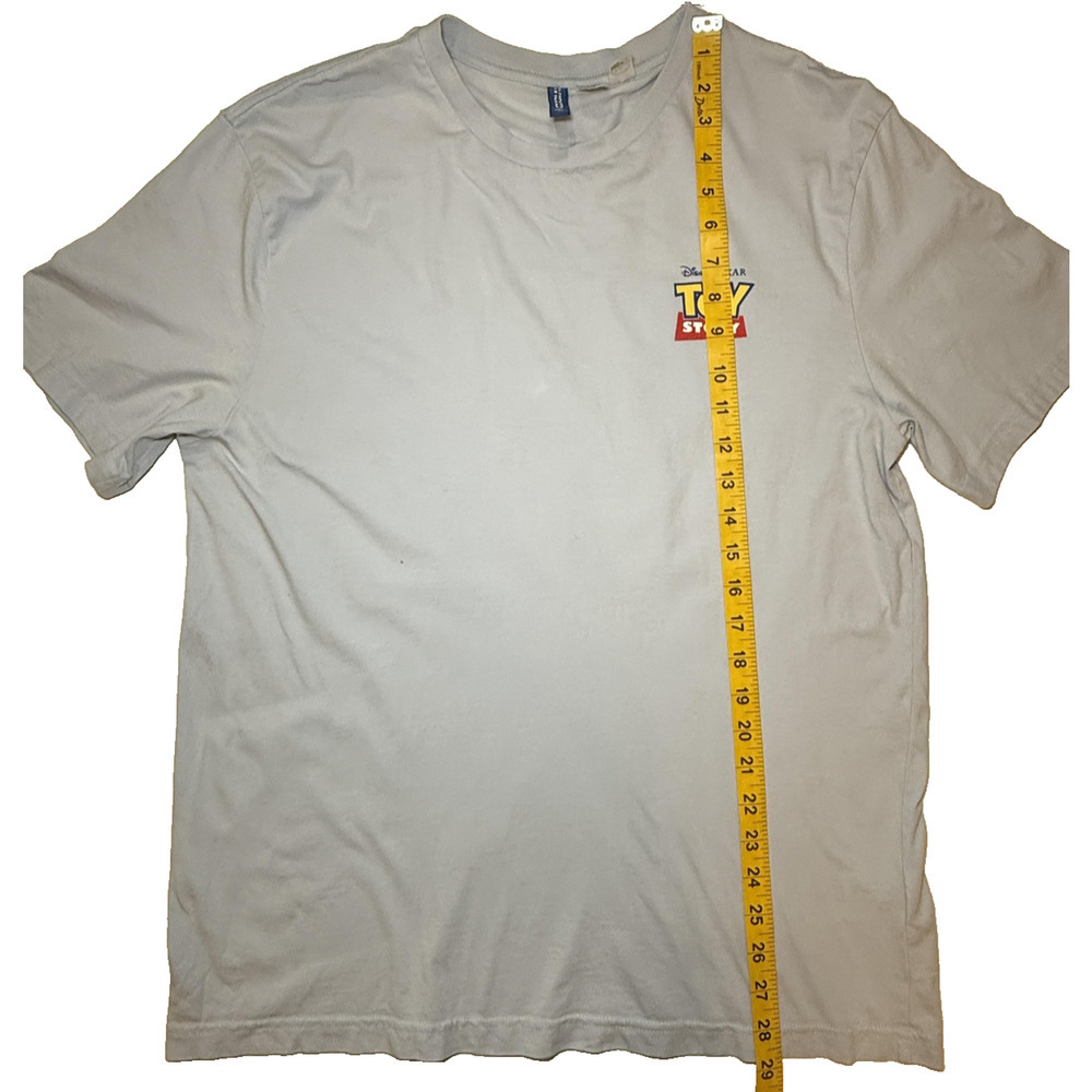 Disney Pixar Toy Story Shirt Mens Large Blue Short Sleeve Logo Graphic Movie Tee - Picture 6 of 6